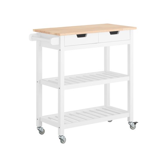 SoBuy Keittiötaso heveapuulevy valkoinen FKW68-WN