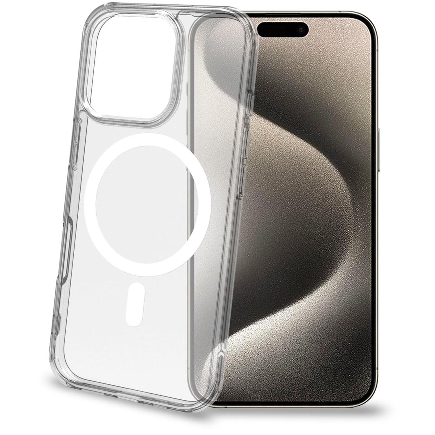 Gelskin mag TPU Cover MagSafe-yhteensopiva iPhone 16 Pro Transparent