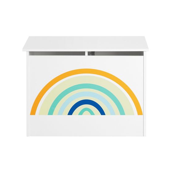 SoBuy Lelulaatikko Suuri Säilytyslaatikko puukuitulevystä valkoinen KMB70-W