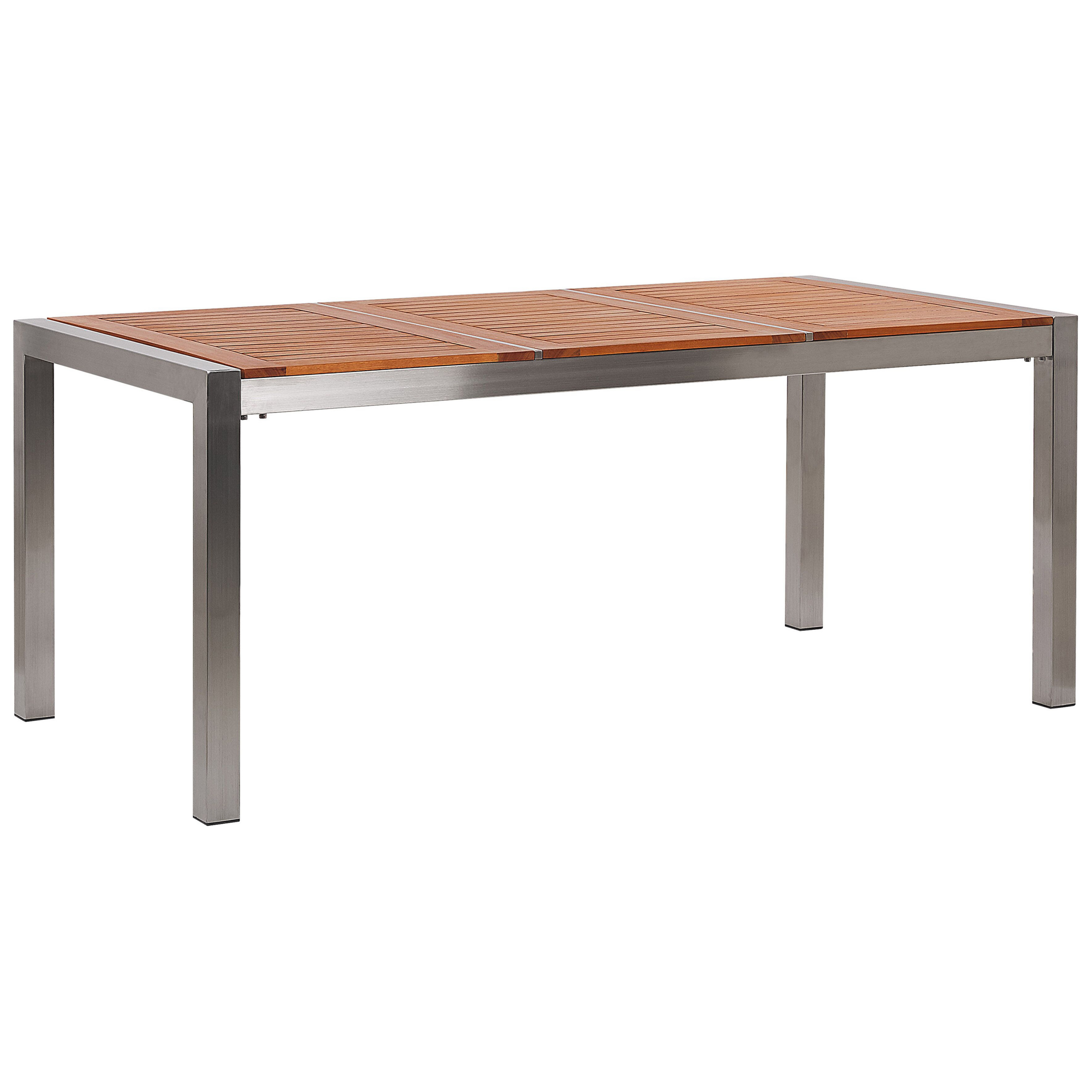 Puutarhapöytä GROSSETO 180 cm 90 cm Eukalyptuspuu Ruskea