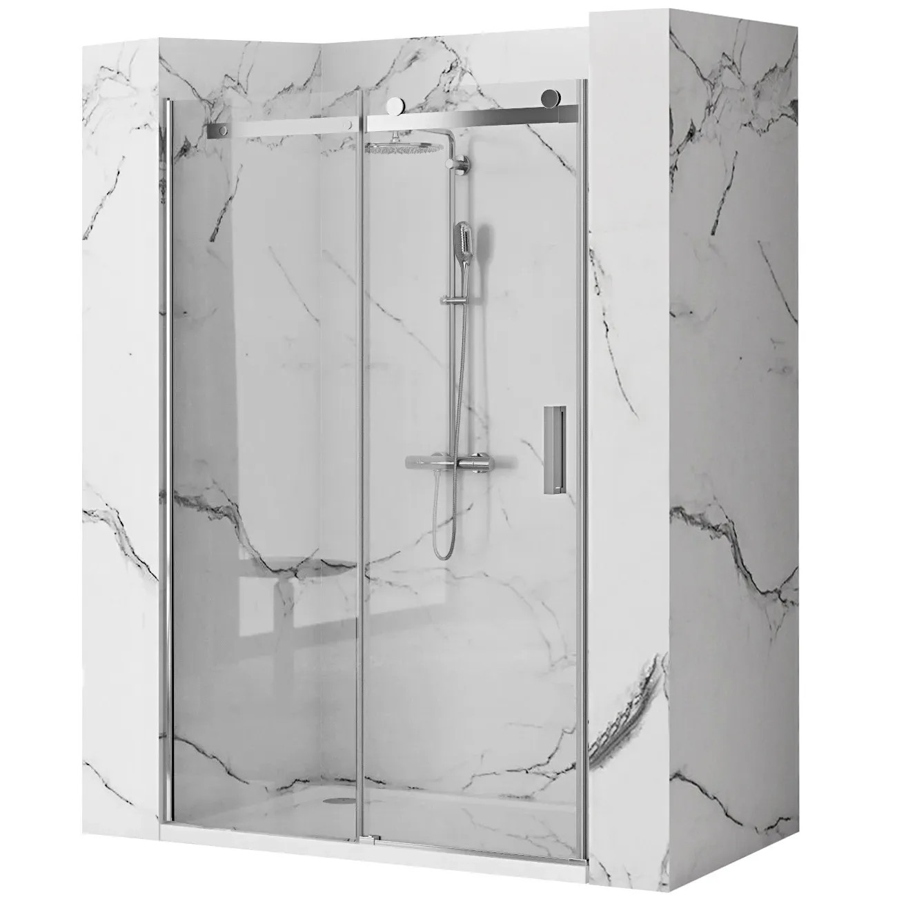 REA suihkuovi NIXON-2 140 kromi, 1, 4X139, 5X190CM