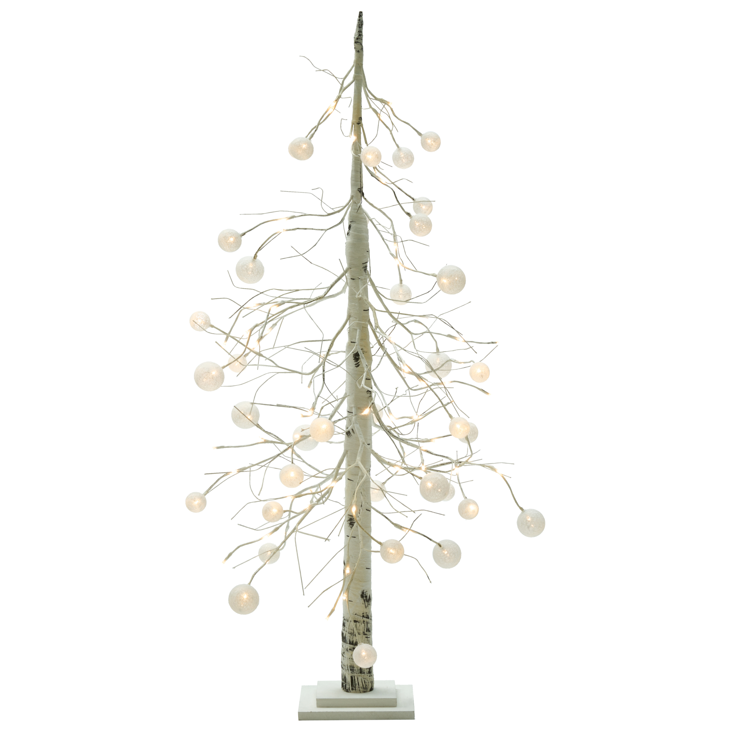Ulkokoriste LED-valo HOLAR 122 cm Joulukuusi Valkoinen