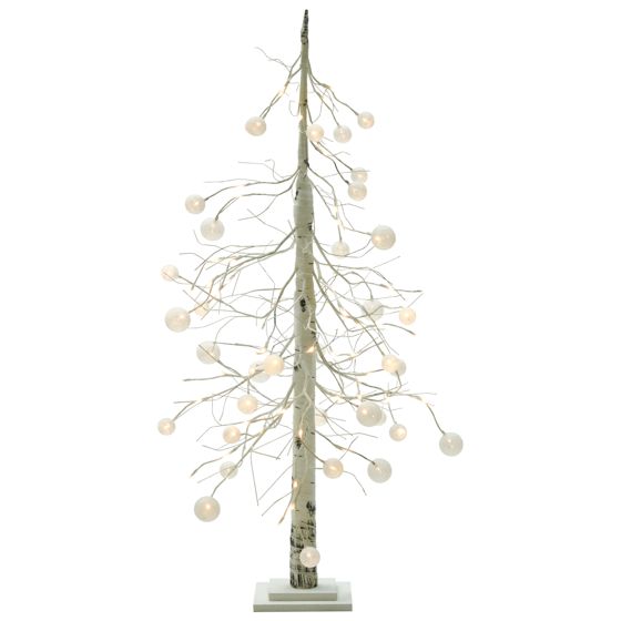 Ulkokoriste LED-valo HOLAR 122 cm Joulukuusi Valkoinen