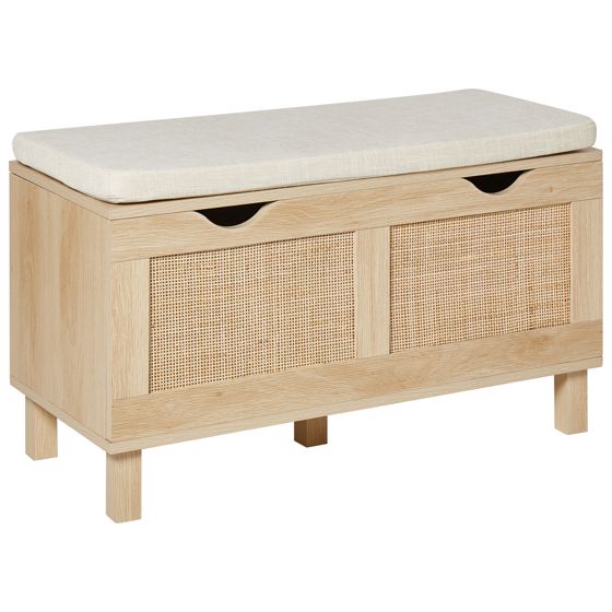 Säilytyspenkki WASHINGTON Vaaleanruskea