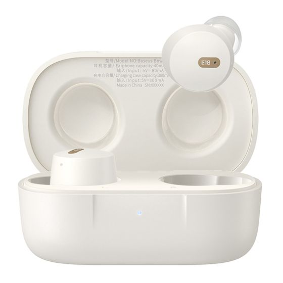 Bowie E18 TWS ENC IPX4 USB-C Langattomat Kuulokkeet Valkoinen