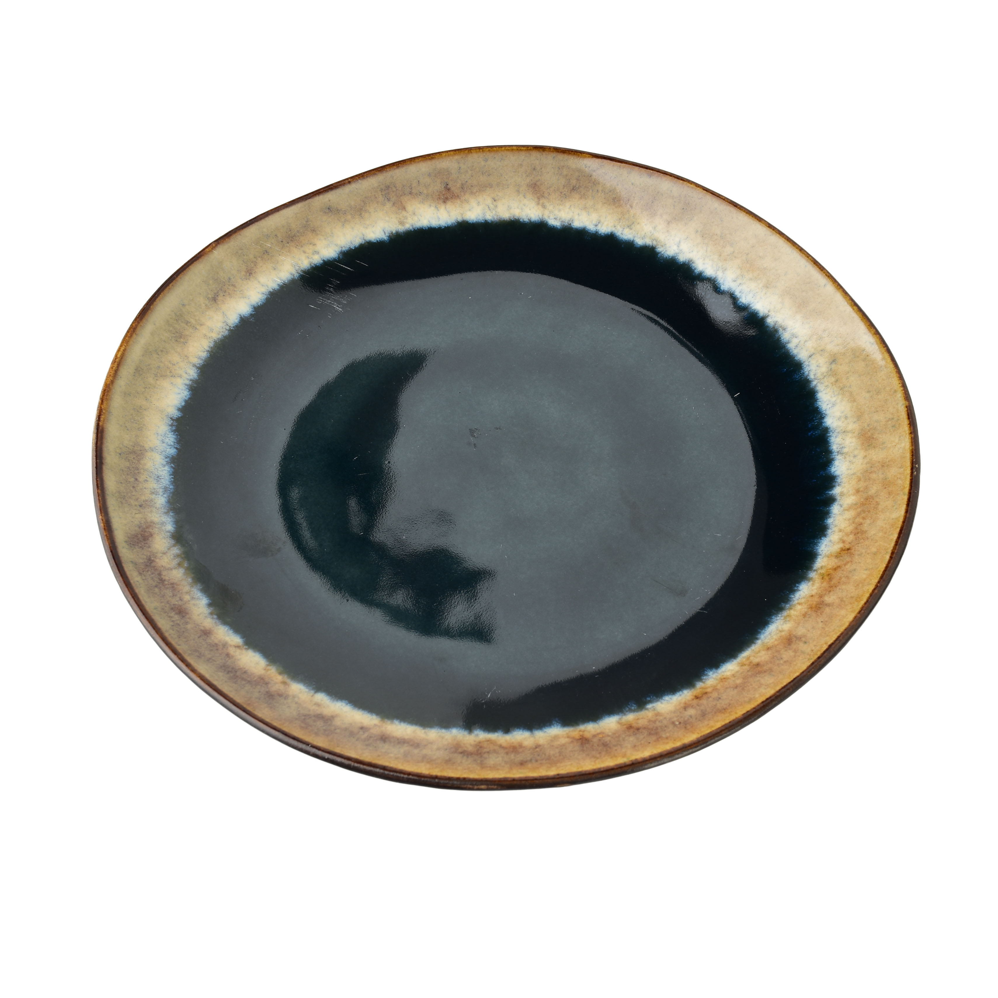 Jälkiruokalautanen keramiikka BASIC NATURE 22 cm luonnonväri 1 kpl