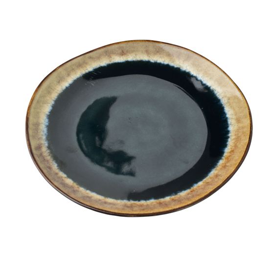 Jälkiruokalautanen keramiikka BASIC NATURE 22 cm luonnonväri 1 kpl