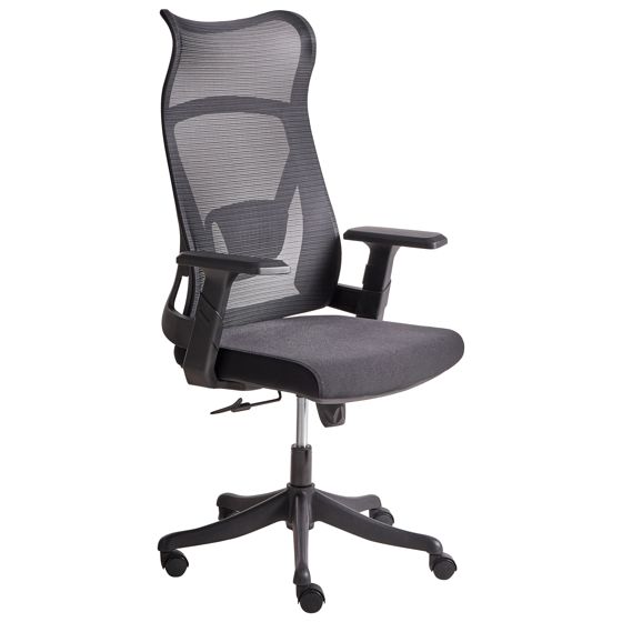 Työtuoli pyörivä BARD kangas Musta