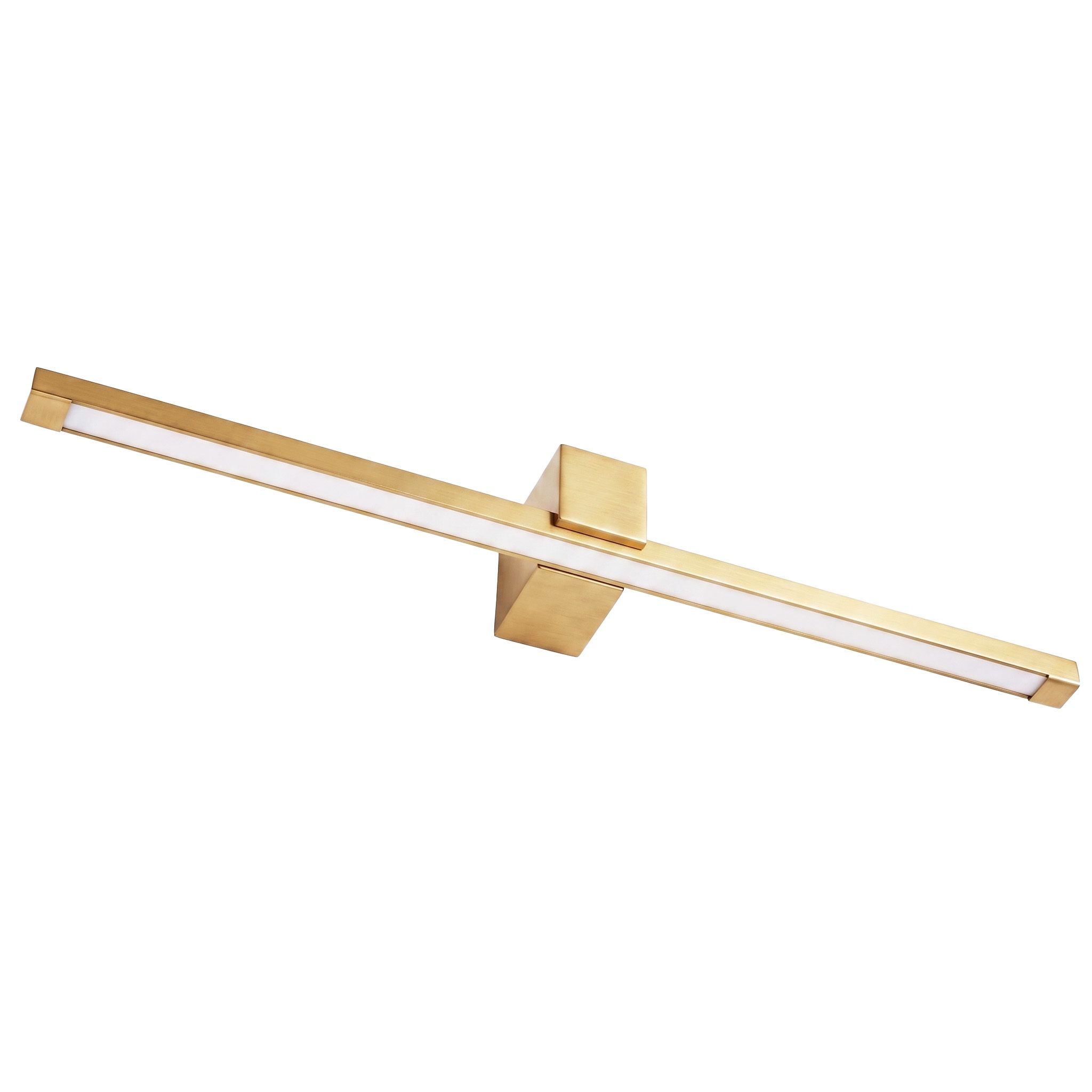 TOOLIGHT seinävalaisin SWE048-1W harjattu kulta, 80x10x5cm