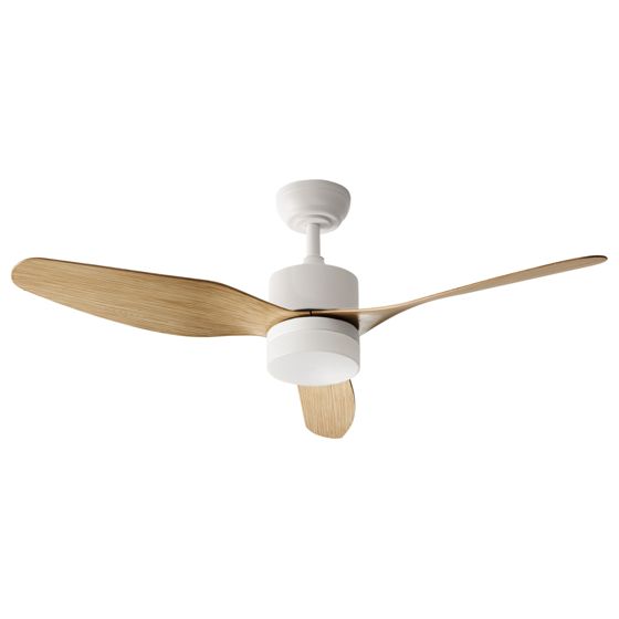 Tuuletinvalaisin ANDERSON kaukosäätimellä Vaaleanruskea