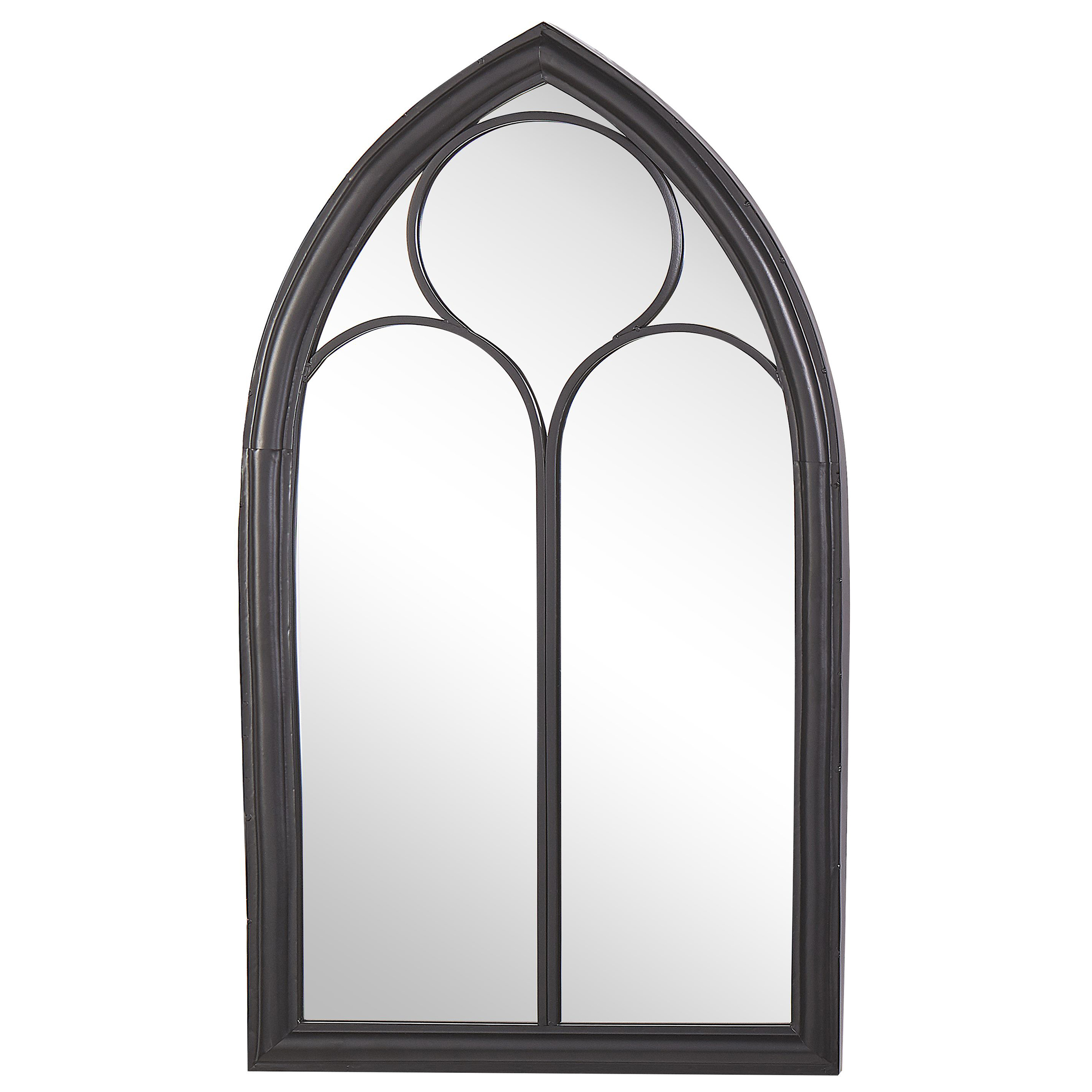 Seinäpeili TRELLY 62 cm 113 cm Metalli Musta