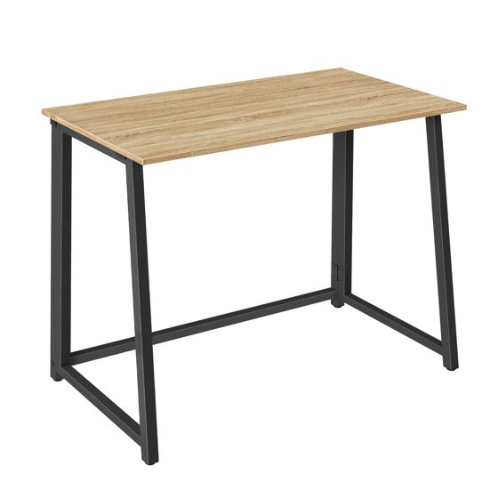 Tietokonepöytä, MAX, 1.0, sonoma-tammi, mustat jalat