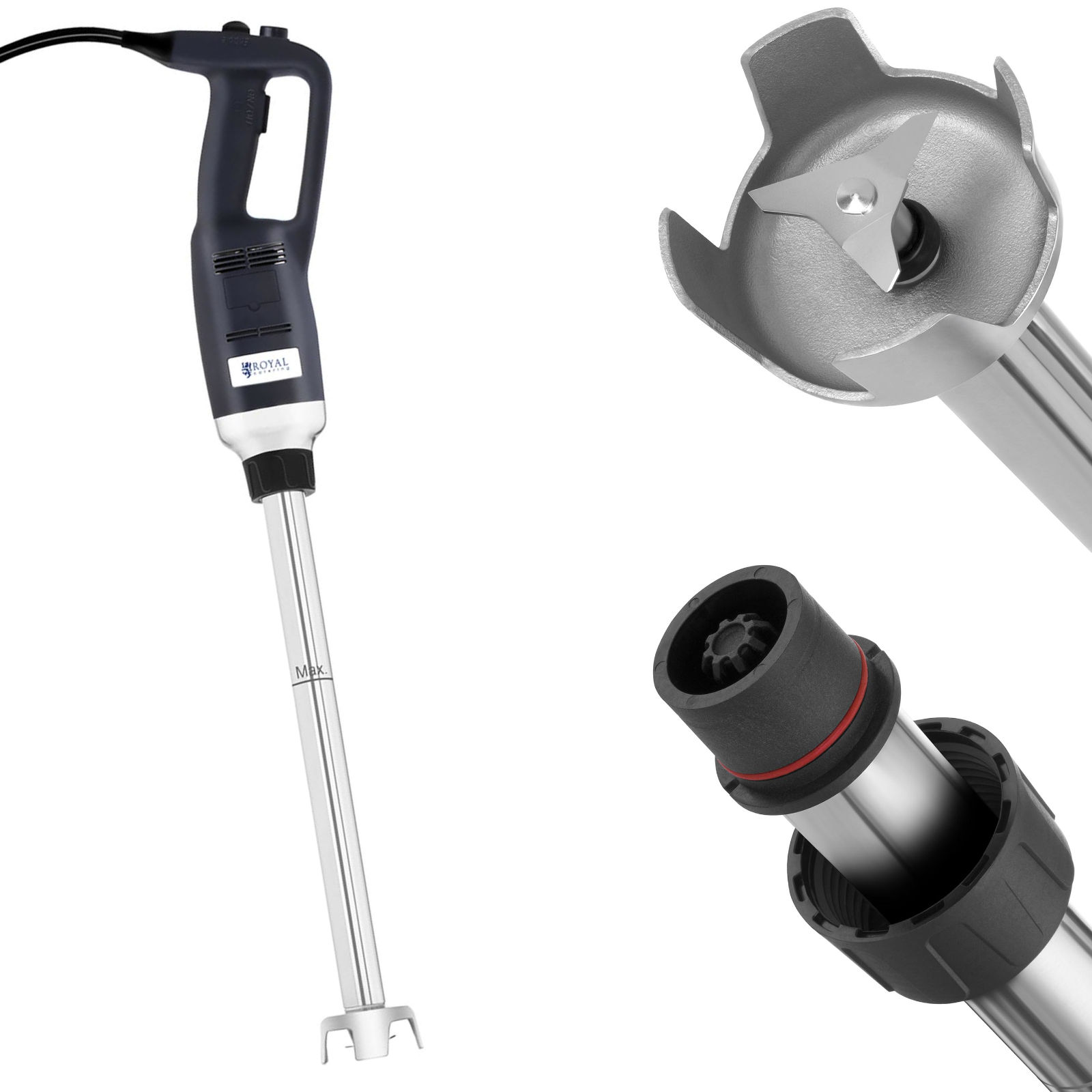 Tehokas mikseri/tehosekoitin käsirobottivarren pituus 500 mm 500 W 230 V Royal Catering