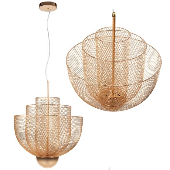 TOOLIGHT riippuva kattovalaisin APP888-CP kulta, 44x44x157cm
