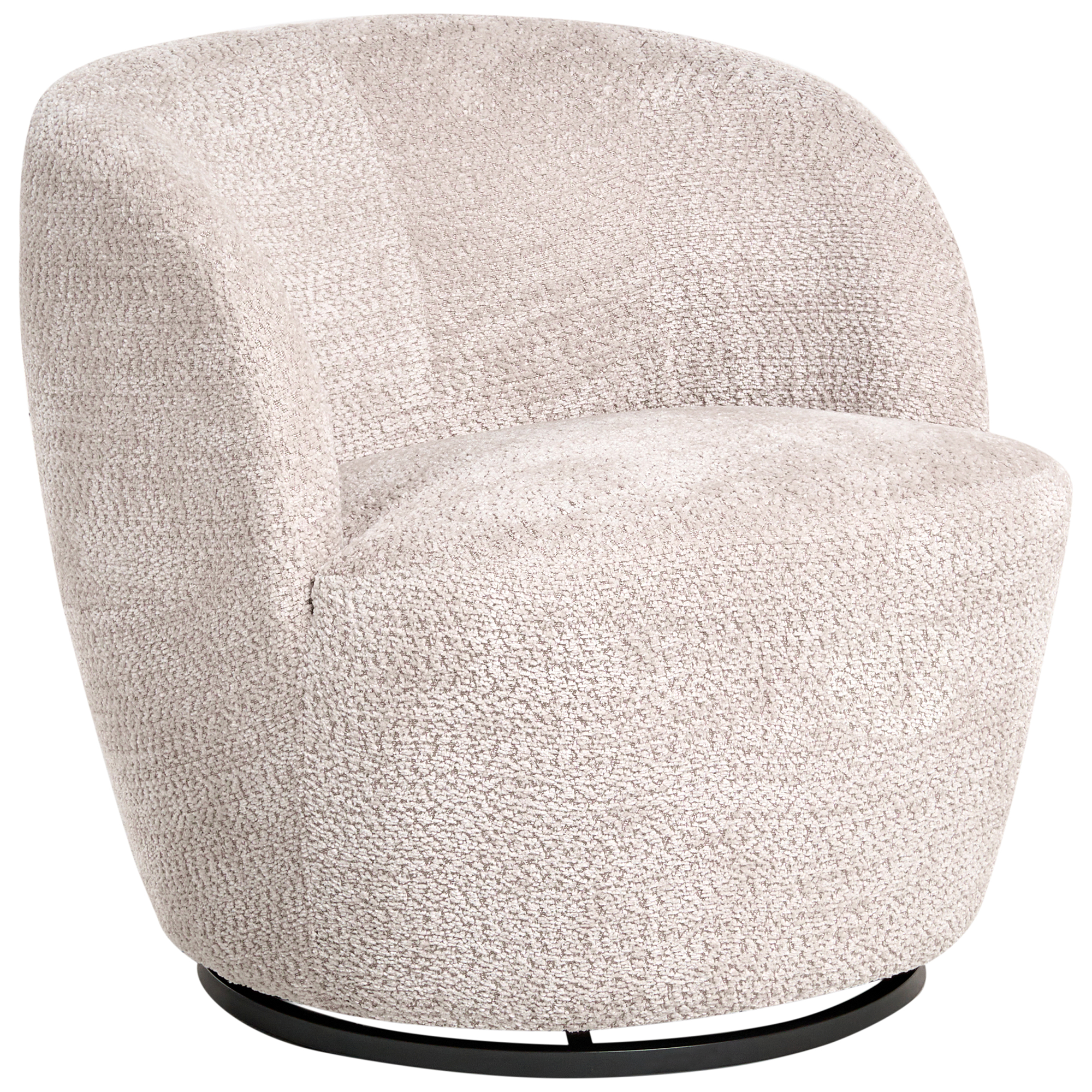 Nojatuoli pyörivä KUOLPA Chenille Beige
