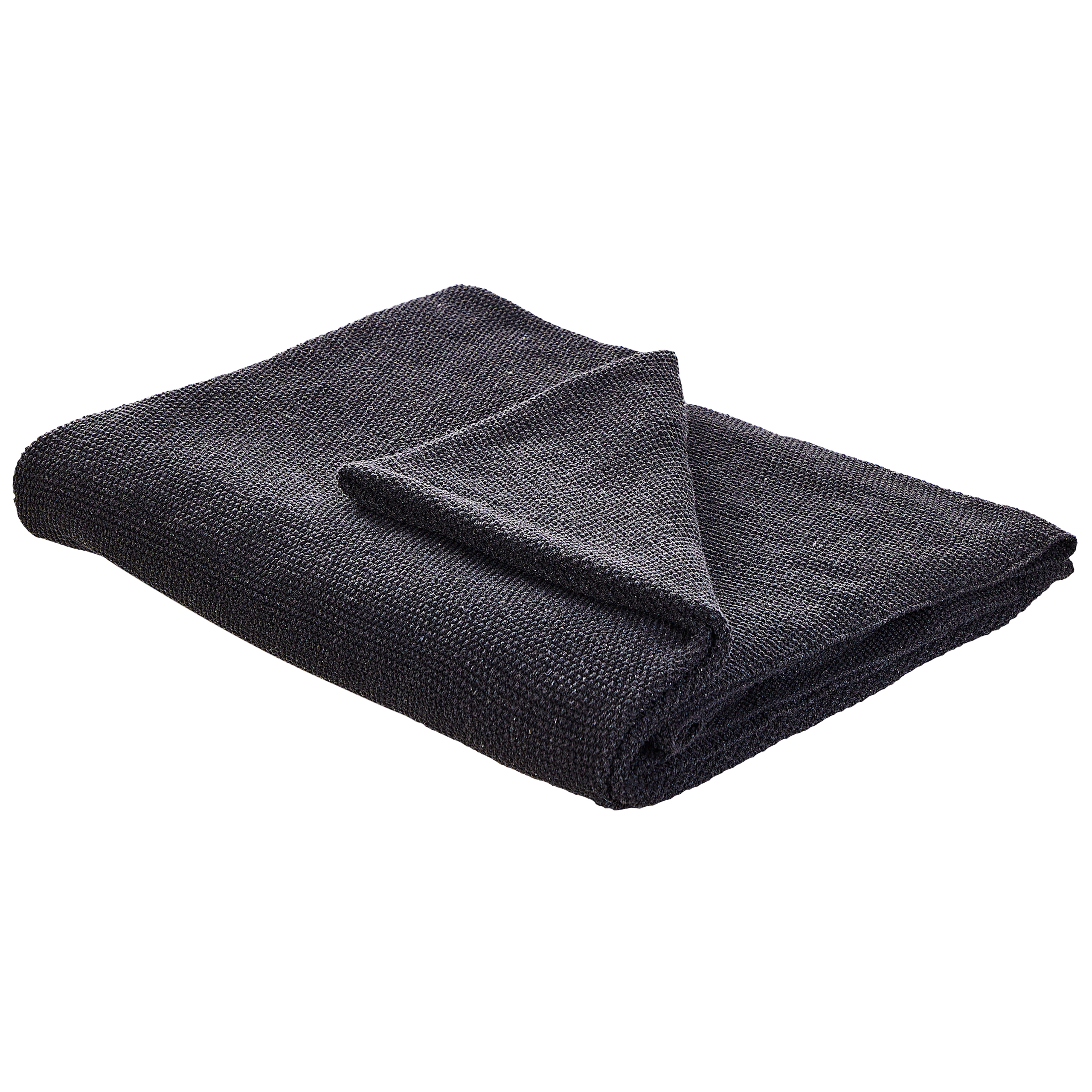 Torkkupeitto ASAKA puuvilla 130 x 180 cm Tummanharmaa