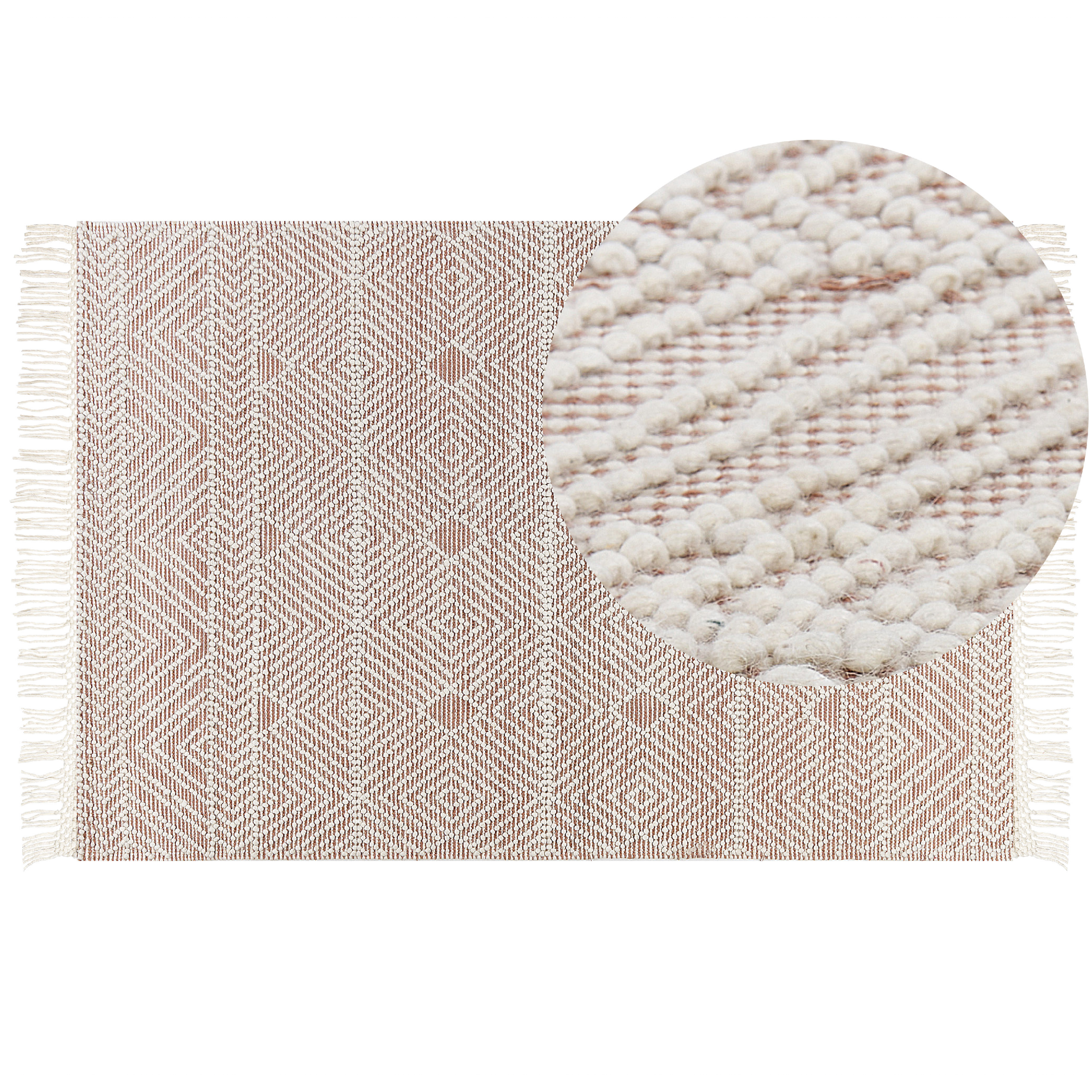 Matto KESTEL Ruskea Beige 160 x 230 cm Villa