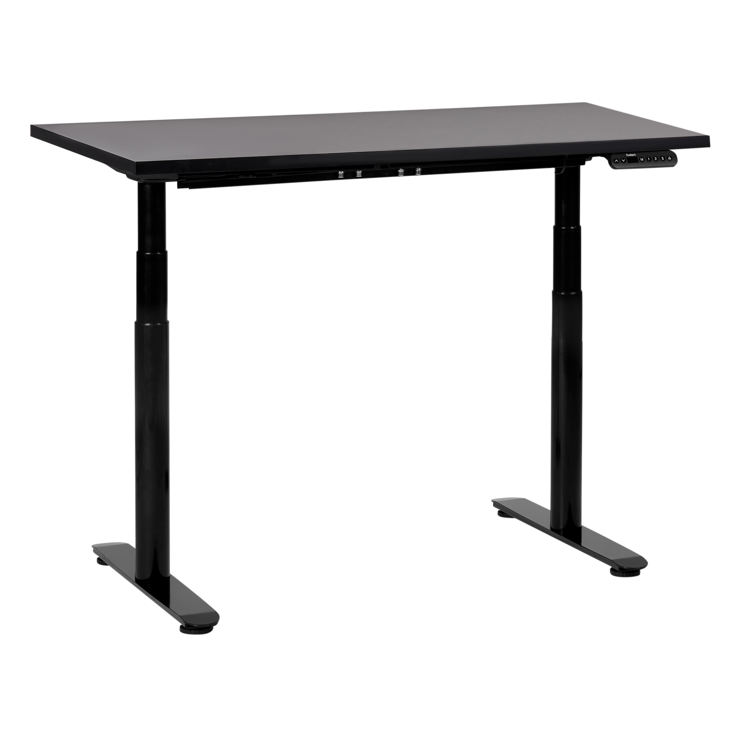 Työpöytä sähkösäädettävä DESTINAS 120 cm 72 cm Musta