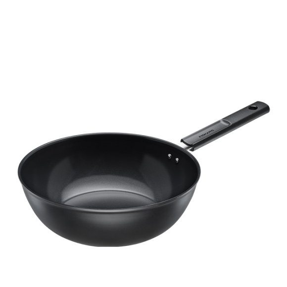 Fiskars Hard Face -wokkipannu 28 cm 4,5 l
