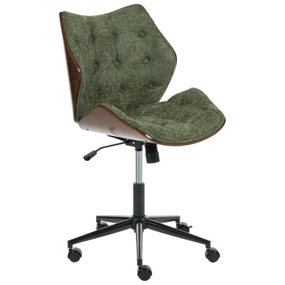 Työtuoli LOMPOC Chenille Tummanvihreä