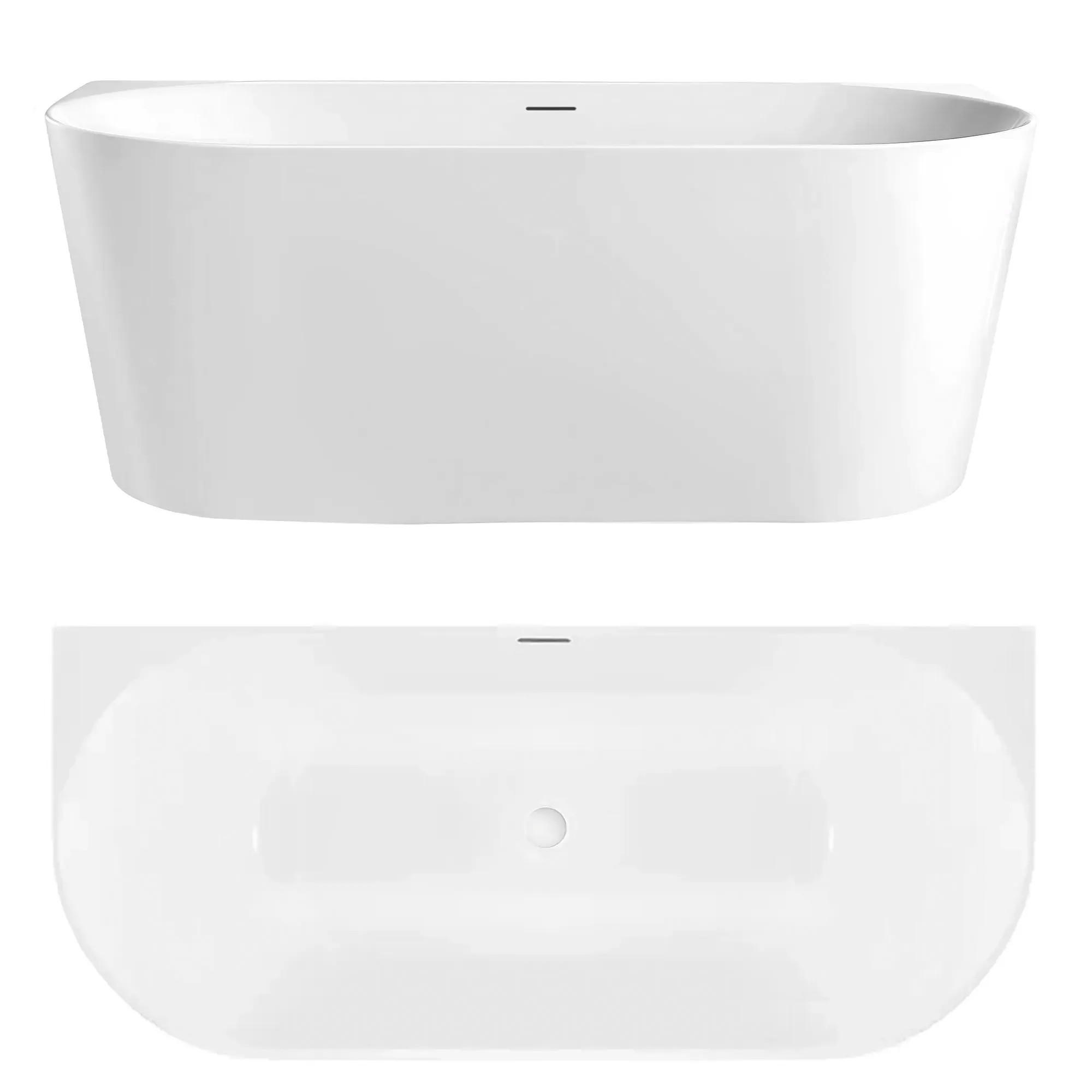Rea seinävierusamme Capri slim 170 musta tulppa, 169, 5X79, 5X58CM