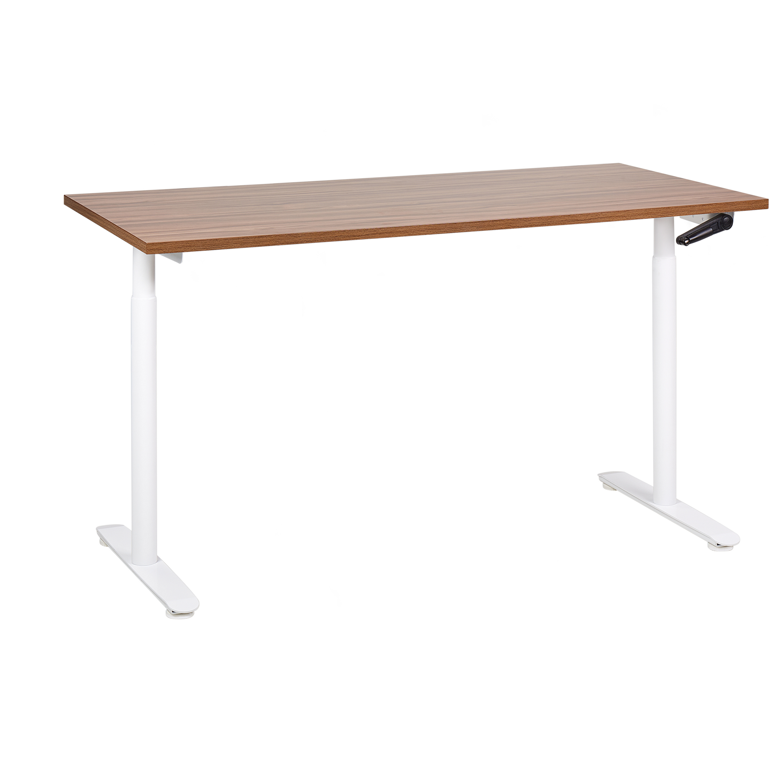 Työpöytä säädettävä DESTINAS 160 cm 72 cm Ruskea/valkoinen