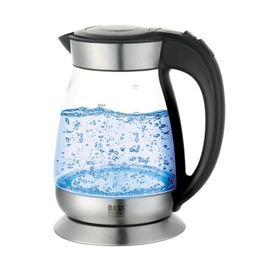 Vedenkeitin, lasinen, 1,7 l