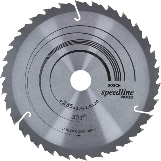 Bosch Speedline Wood -Pyörösahanterä 235x30 mm, 30 hammasta