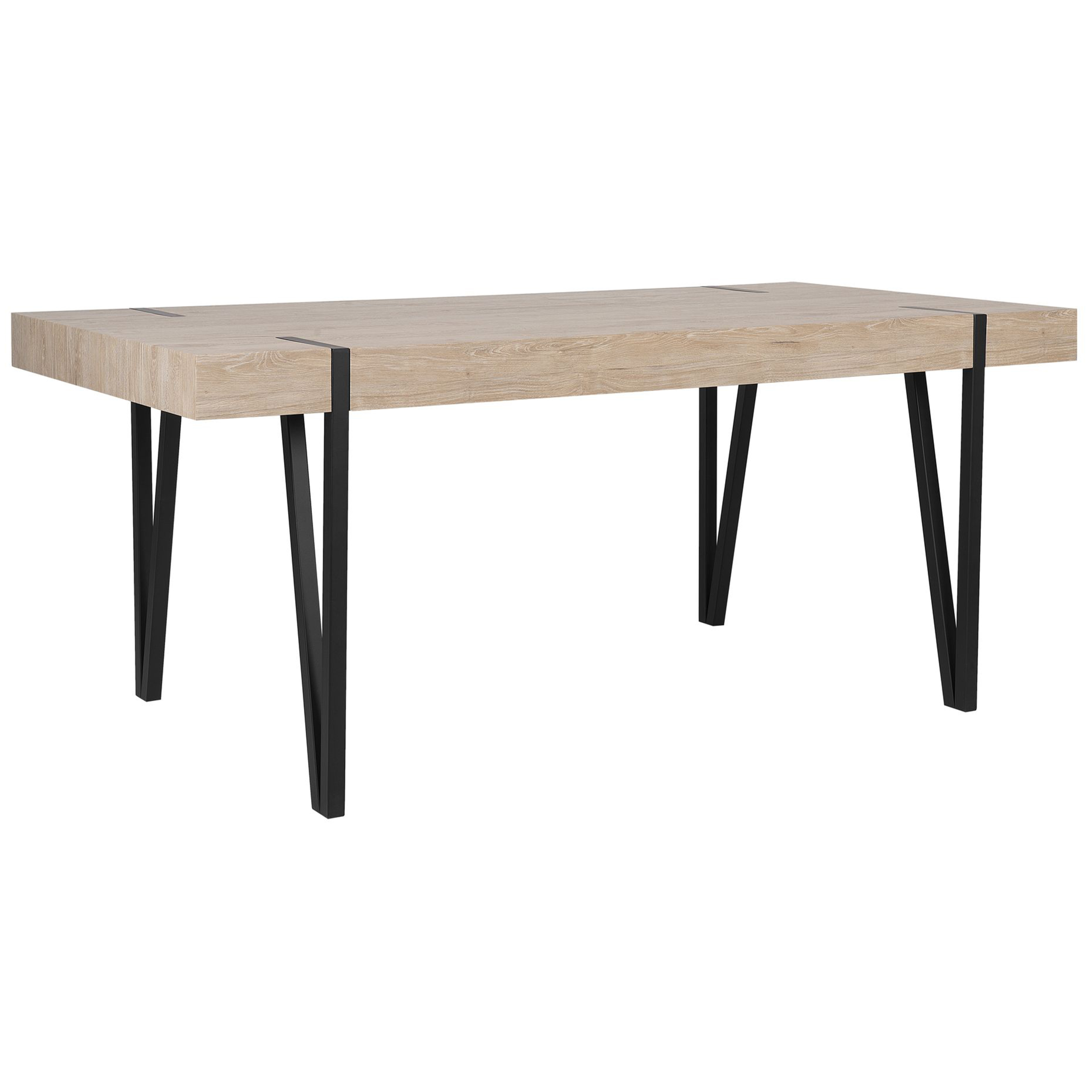 Ruokapöytä ADENA Vaaleanruskea 180 cm 90 cm