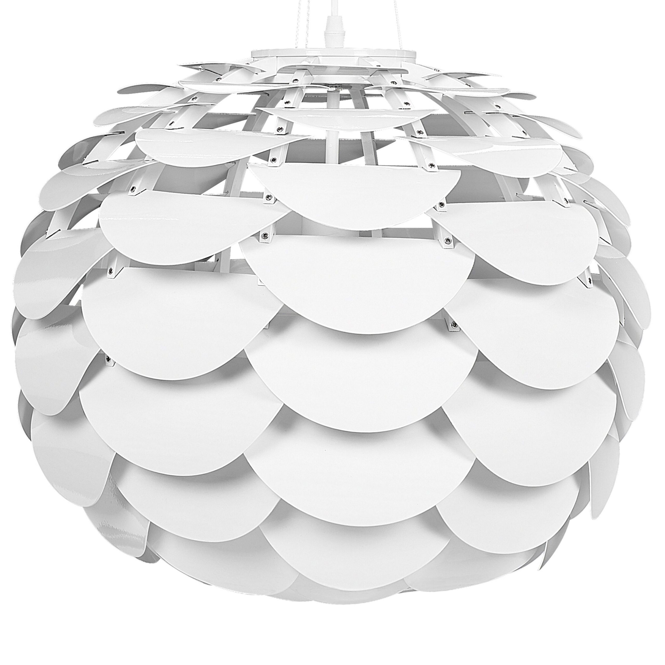 Riippuvalaisin MOSELLE metalli Valkoinen