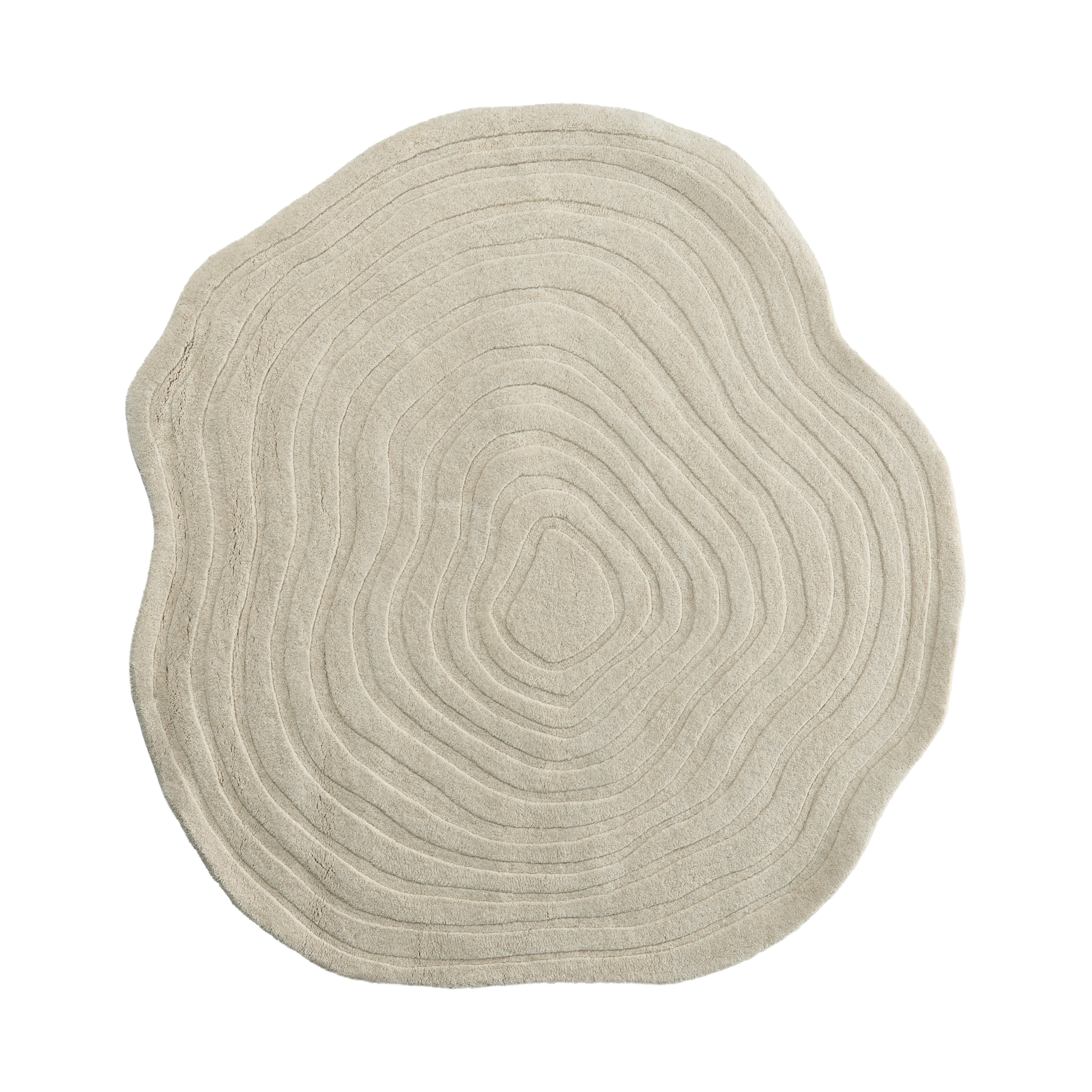 Matto ANKARAE Beige ø 160 cm Villa