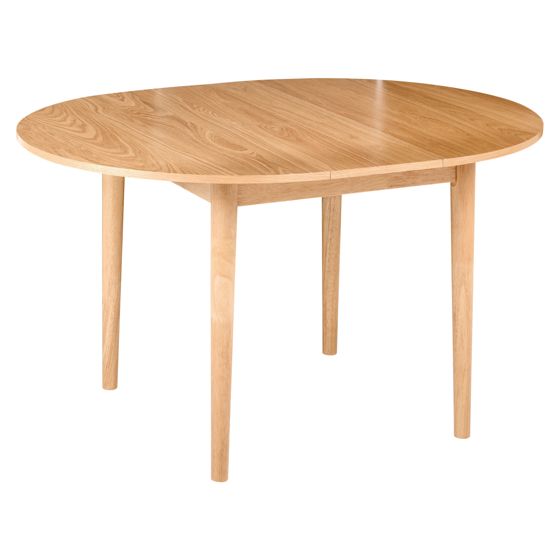 Jatkettava ruokapöytä ECHO Vaalea tammiviilu 107/137 cm 107 cm
