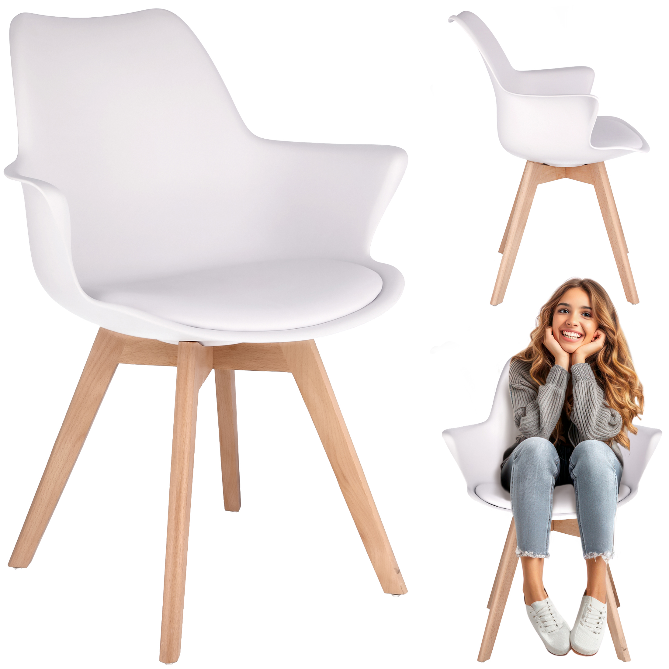 ORLEAN-tuoli valkoinen