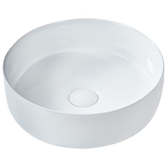 Pesuallas tason päälle CALIG ⌀ 36 cm Keramiikka Valkoinen