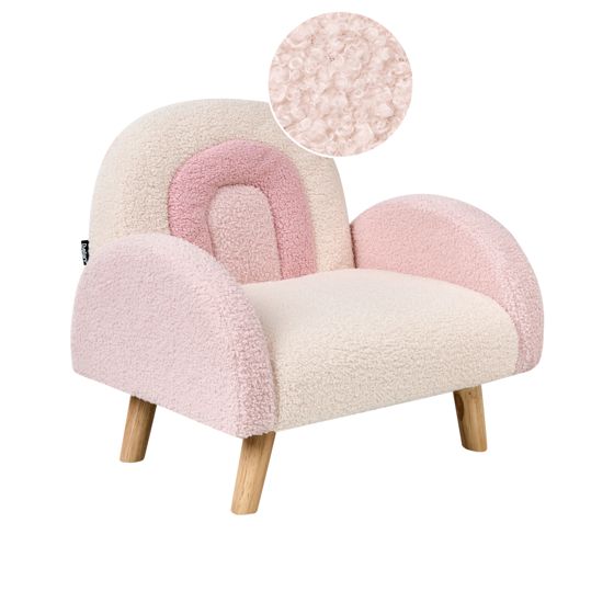 Lasten nojatuoli Sateenkaari OMBO Buklee Pastellipinkki