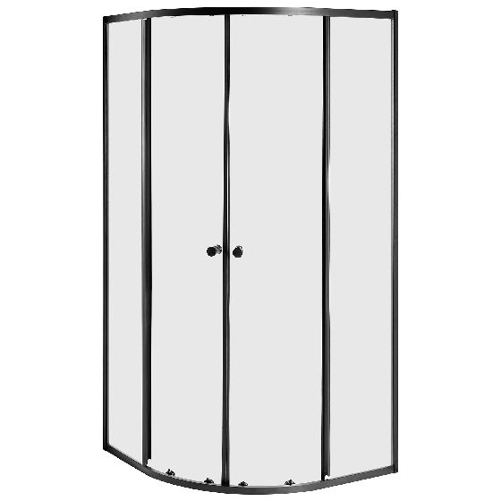 Suihkunurkka ONELLI 90 x 90 x 190 cm Musta