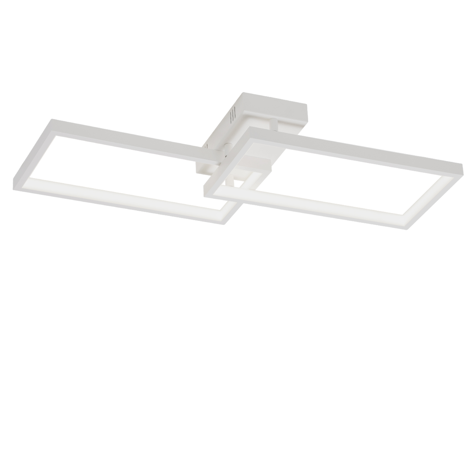 NETTLIFE LED-kattovalaisinValkoinen metalli, 48W 80CM, moderni himmennettävä, olohuonevalaisin suorakaiteen, muotoisella muotoilulla, lastenhuoneeseen