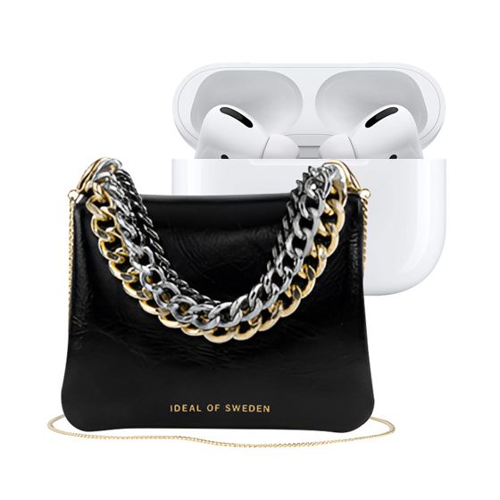 Edge-malli Mini Laukku Kaikille AirPods Sukupolville Irrotettavalla Olkahihnalla