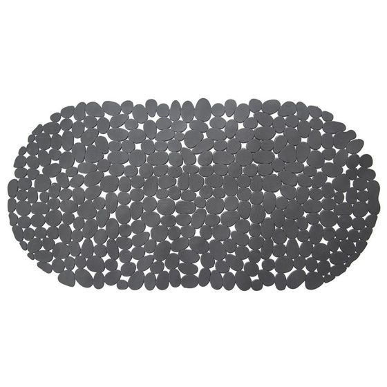 Liukumaton kylpyammematto, harmaa, 68x34 cm