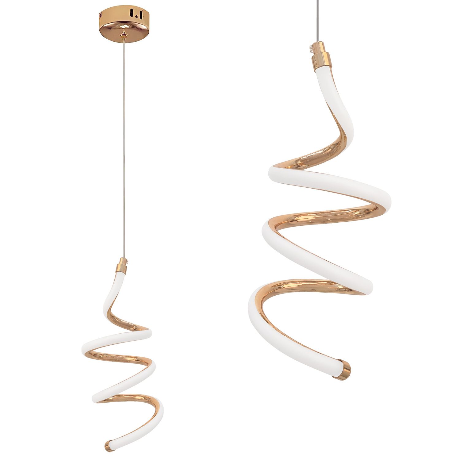 TOOLIGHT kattovalaisin LHJ096-1CP kulta, ruusukulta, 12x32x12cm