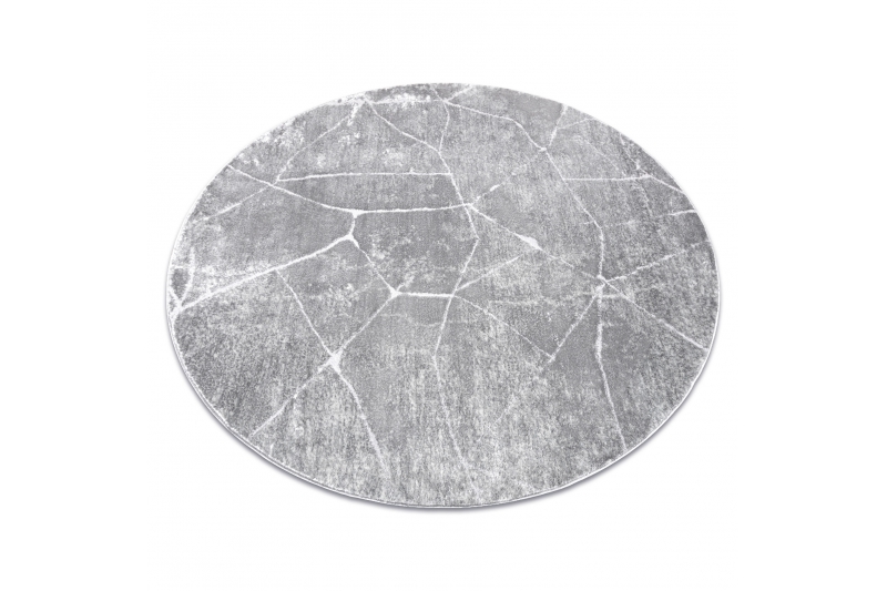 Matto MEFE moderni Pyöreä 2783 Marmori - harmaa pyöreä 160 cm