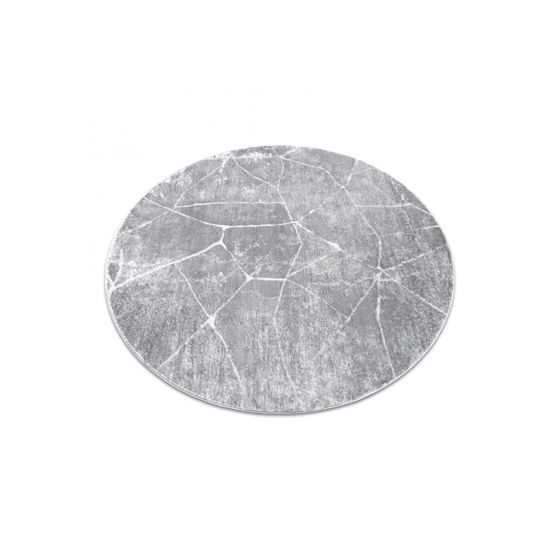Matto MEFE moderni Pyöreä 2783 Marmori - harmaa pyöreä 160 cm
