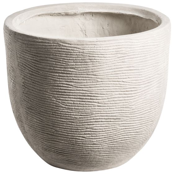 Kukkaruukku LIXOURI 47 cm Vaaleanharmaa