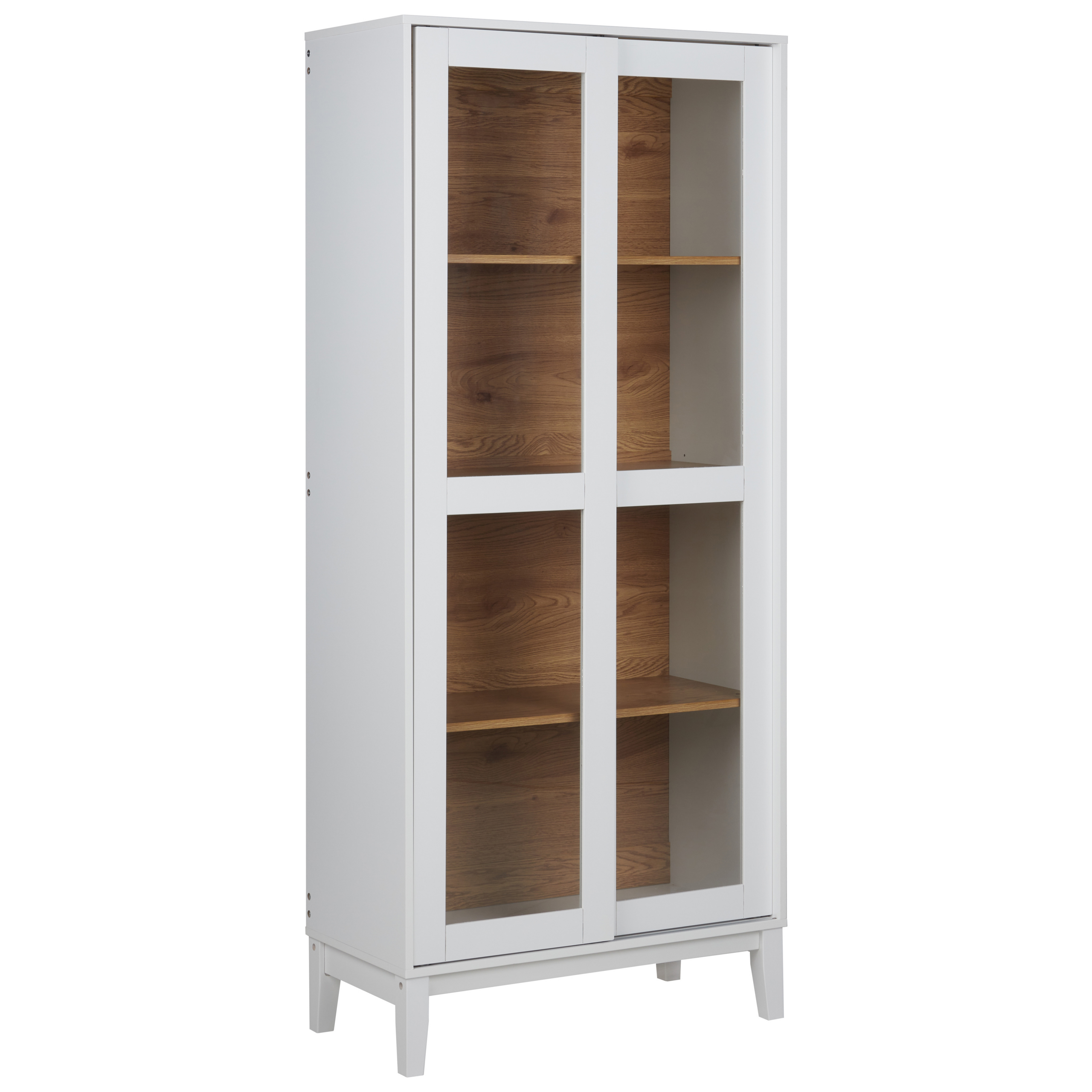 Vitriini RUMSON 80 cm Valkoinen