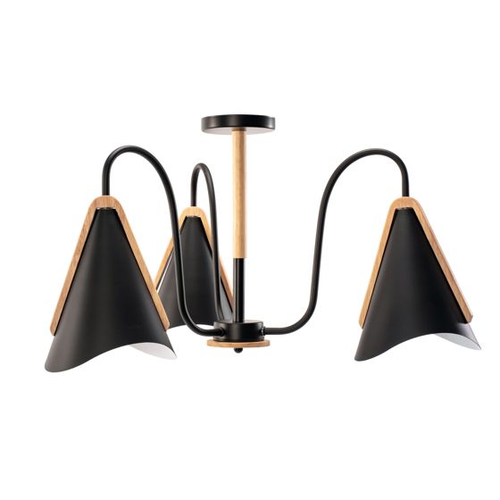 TOOLIGHT Kattovalaisin App605-3C Musta, 55X55X37Cm