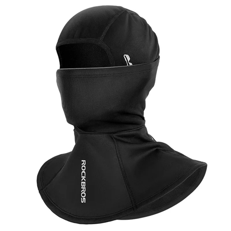 Moton ja pyöräilyn tuulenpitävä fleece-balaclava