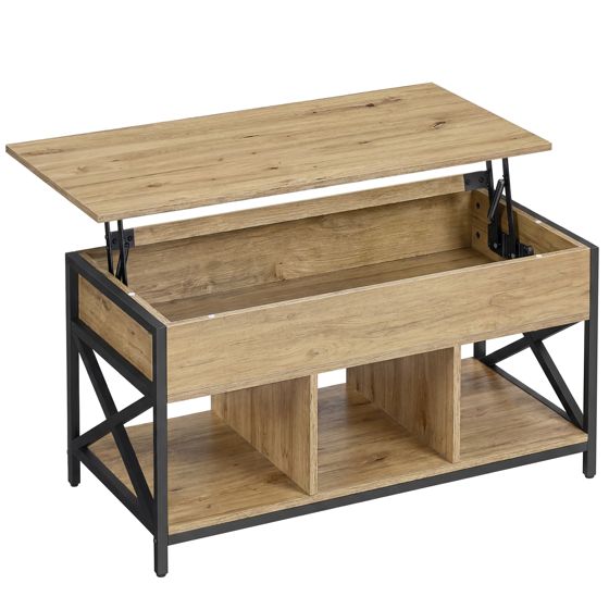 artisan-tammi-sohvapöytä LCT202B88V1 100x50 cm, korkeus 49, 62 cm