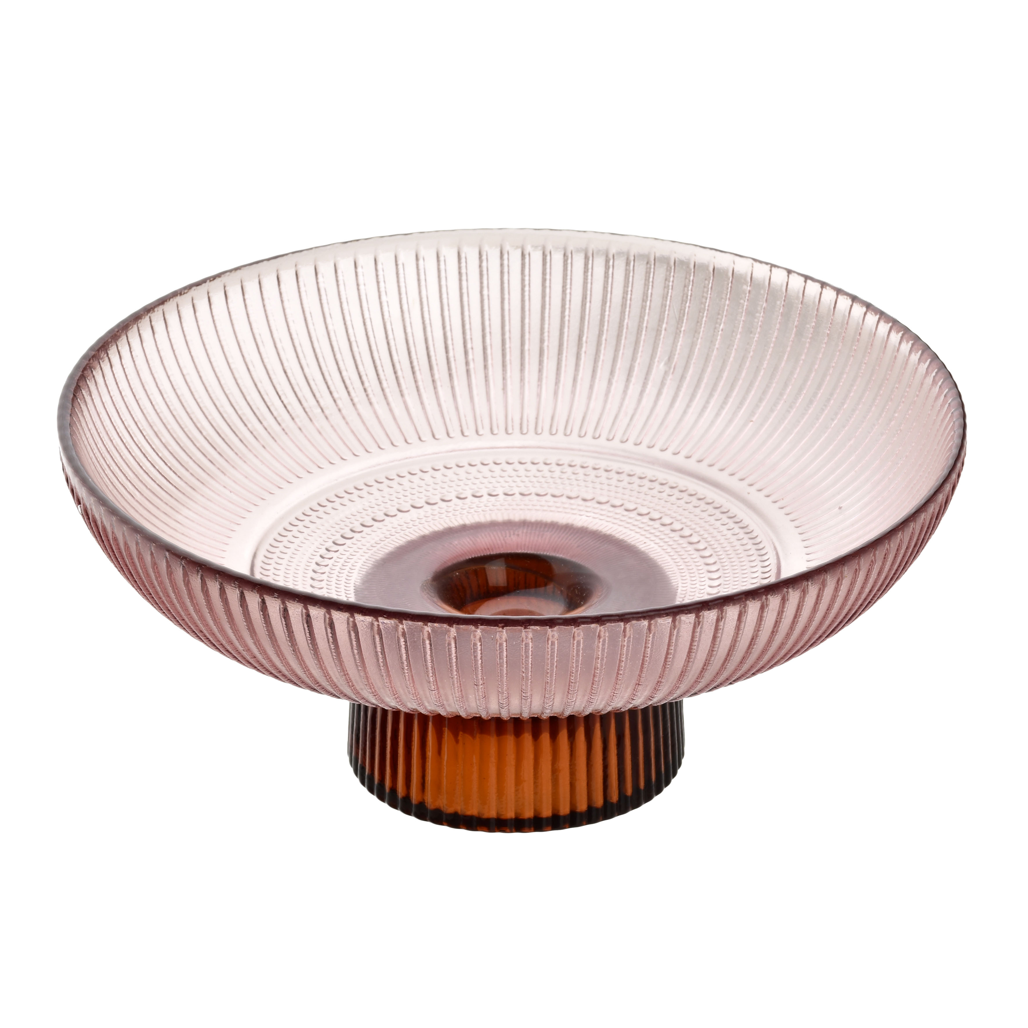 Tarjoiluvati lasi Mondex DAZ Glass 17x8 vaaleanpunainen 1kpl