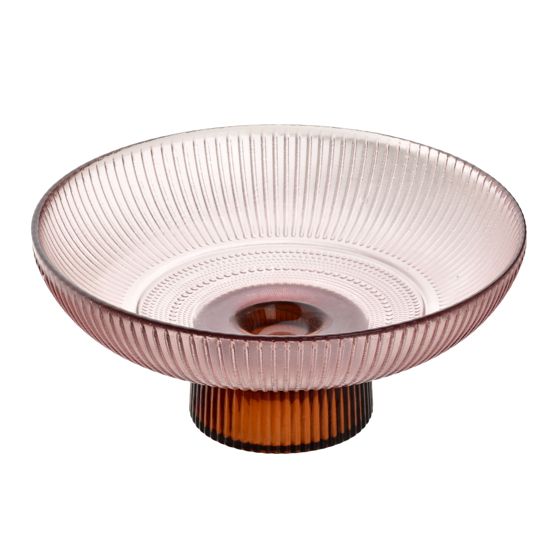 Tarjoiluvati lasi Mondex DAZ Glass 17x8 vaaleanpunainen 1kpl