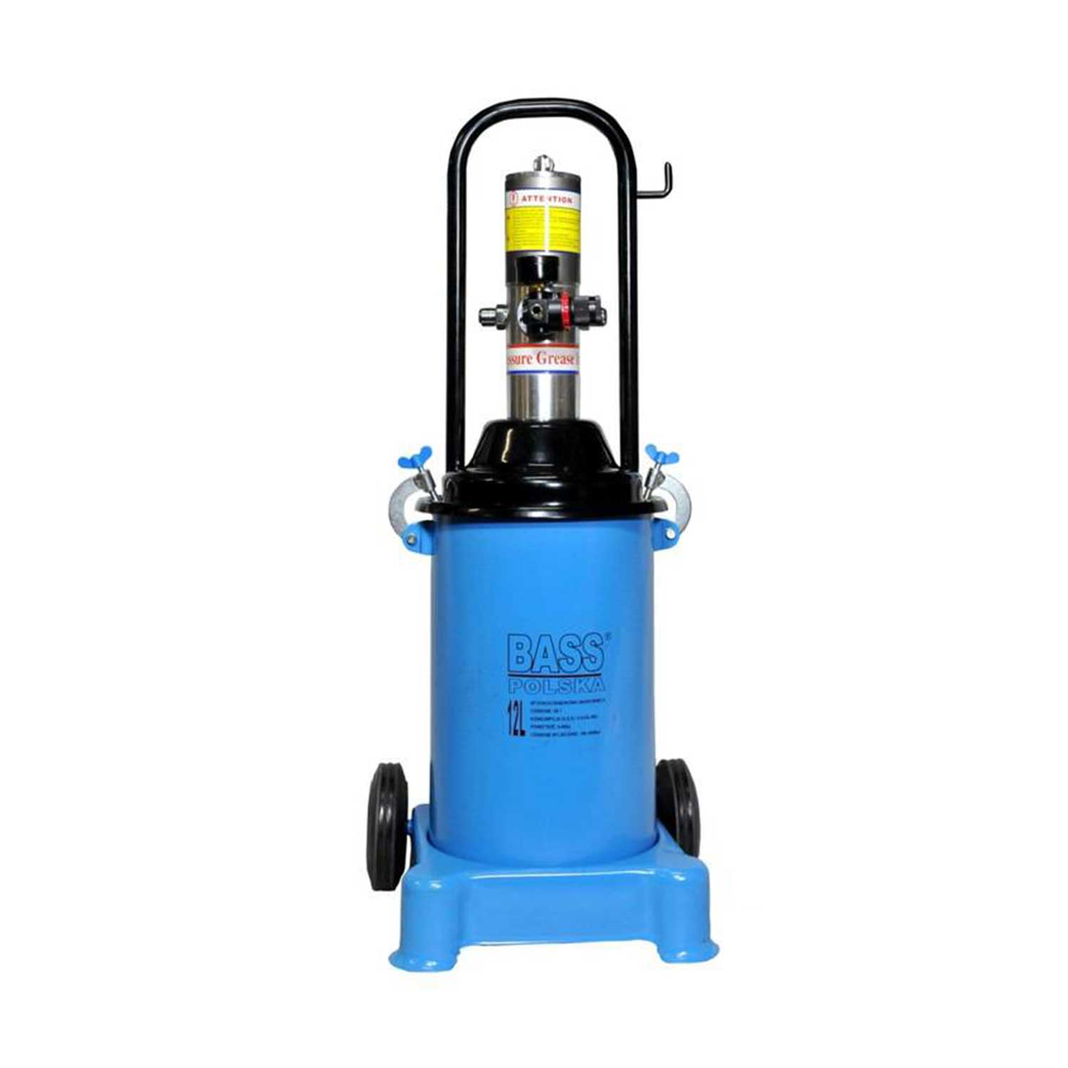 Paineilmakäyttöinen rasvapuristin 12 l